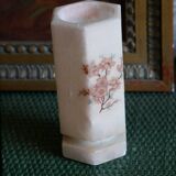 Pink alabaster vase