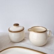 2 coffee cups, pot and sugar bowl Torgau, 1970