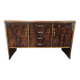 Art Decò sideboard in walnut and blond walnut
