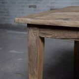 Table de ferme en chene massif Provence - 250 cm de long
