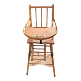 Vintage wooden high chair