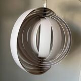 Lampe Pentant « Moon » originales de Verner Panton des années 1960