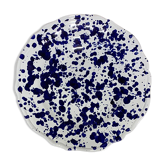 Assiette points bleus