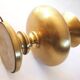 Large golden foot lamp