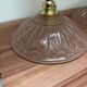 Vintage pink Art Deco glass wall lights