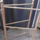 Old towel rack in natural wood XXeme