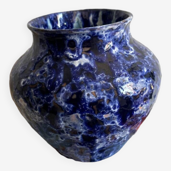 Vase céramique signé C Brivadis 1960