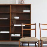 Poul Hundevad scandinavian rosewood bookcase, Denmark 1960s