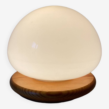 Opaline mushroom lamp, 80s