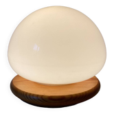 Lampe champignon opaline, années 80