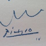 Pablo Picasso: Couple with a Dove - Signed Lithograph