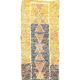 Boucherouite Moroccan Berber rug - hand-woven with recycled fabric scraps - 90x205 cm