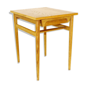 Oak bedside table, Sweden, 1960