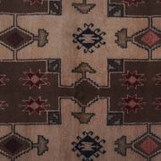 Vintage Turkish rug from Oushak, handwoven 138x244 cm