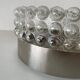 Round bubble glass wall lamp or flush mount by Limburg, 1960s, Germany