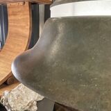 Art deco table lamp, jean perzel (73cm) no. 516 bronze opaline glass 1936