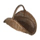 Large logs braided wicker basket