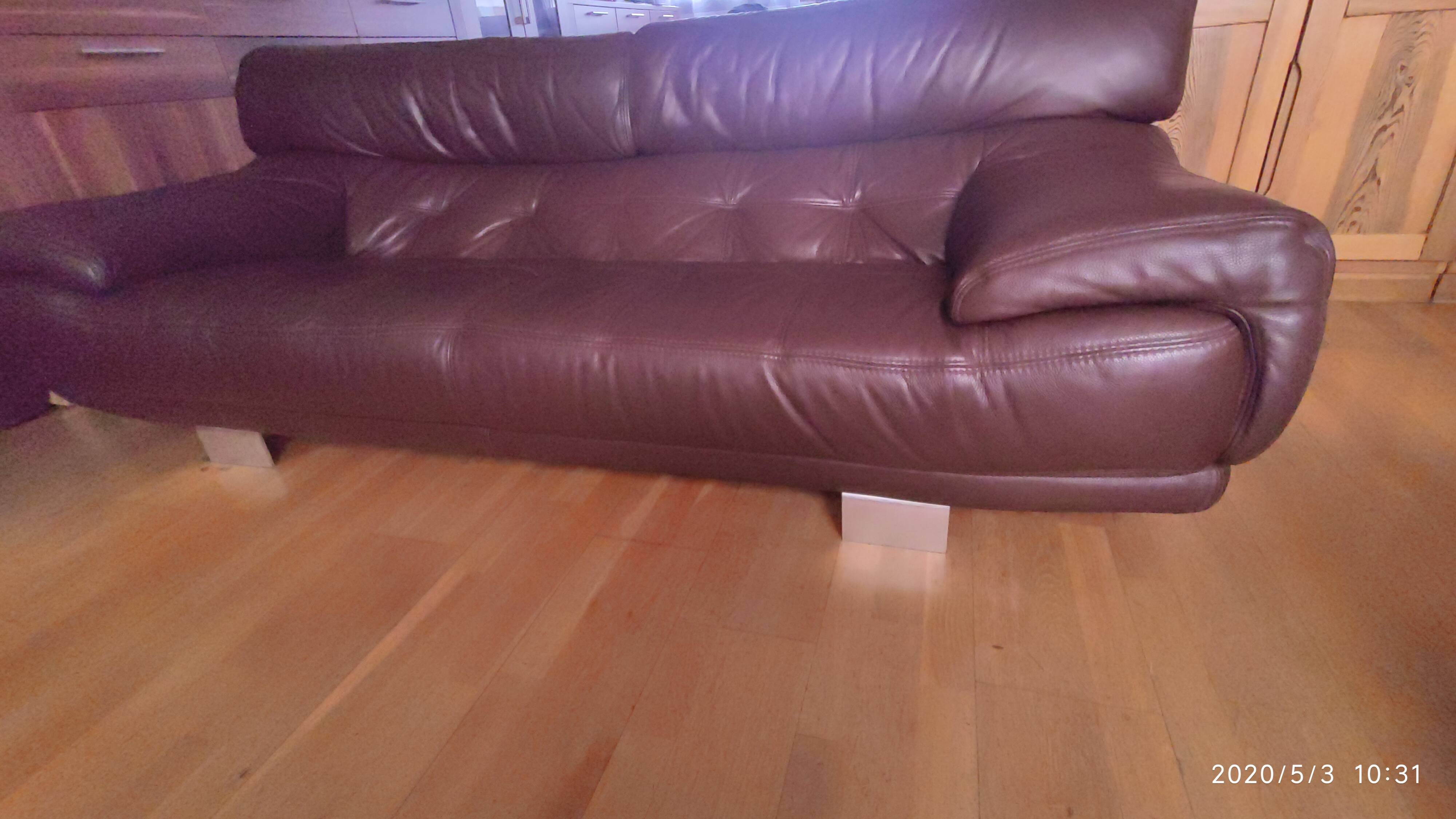 Canapécuir Roche Bobois  places