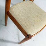 Niels Koefoed for Hornslet, 4 chairs / dining chairs, model '177', teak, 1960s, Denmark.