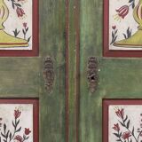 Cabinet de mariée peint d'art populaire, 1868