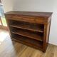 Open oak sideboard in country style, 1930s/50s.