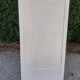 Armoire parisienne 1 porte 3 étagères blanc