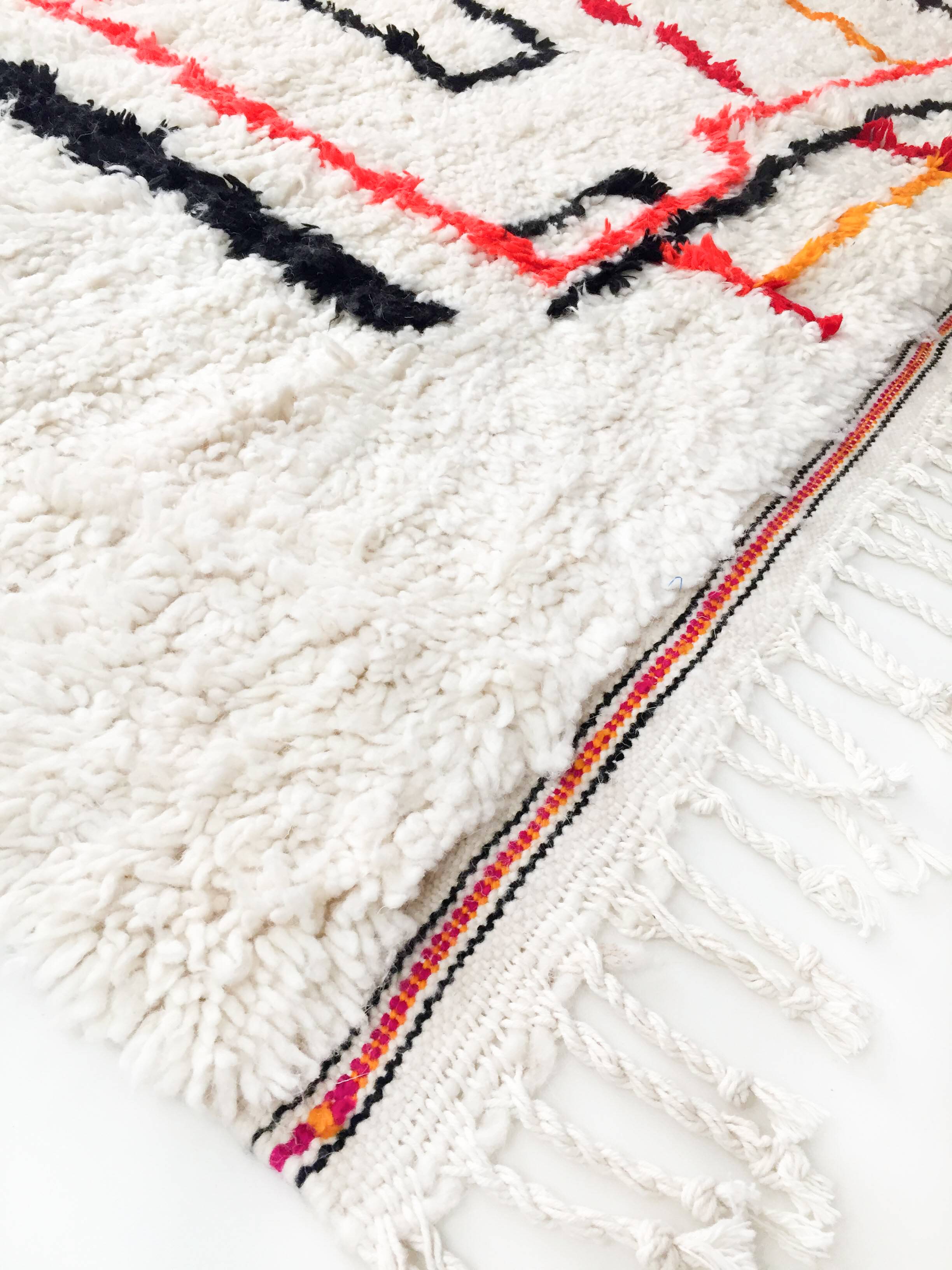 Azilal Moroccan Berber carpet with colorful patterns new