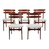 5x Teak Dining Chairs by Johannes Andersen for Bramin