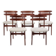 5x Teak Dining Chairs by Johannes Andersen for Bramin