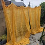 2 large 60s/70s curtains - vintage