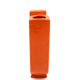 Space age U letter ceramic solifleur vase, Marcel Radureau France 1970