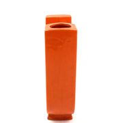 Space age U letter ceramic solifleur vase, Marcel Radureau France 1970