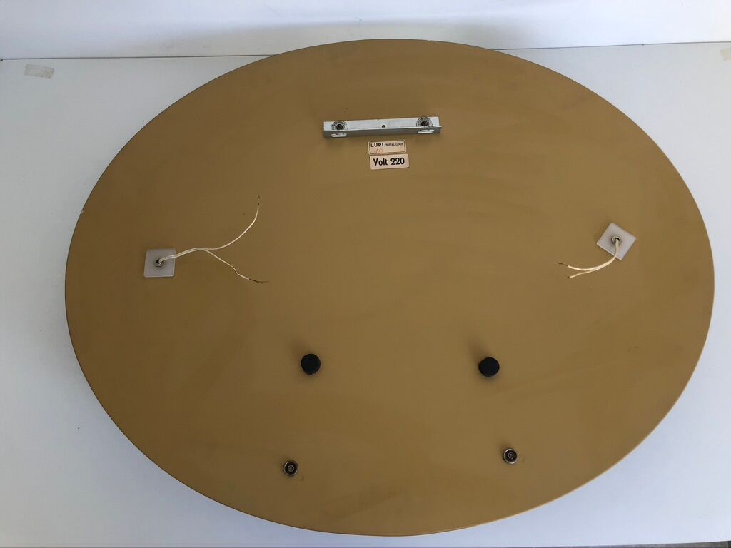 Miroir Lupi Cristal Luxor avec 2 appliques intégrées et tablette