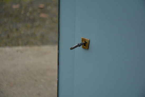 Vintage wardrobe and shelves