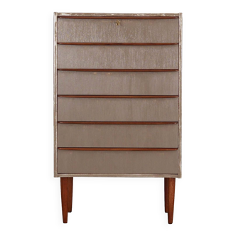 Teak chest of drawers, Danish design, 1960s, production: Denmark