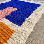 Tapis en laine pure fait main traditionnelle 1,5/2,5 m