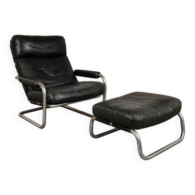 Fauteuil / repose-pieds ''Meneer Oberman'' Gelderland 601 / Jan des Bouvrie