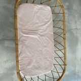 Rattan cradle with mattress