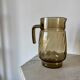 Smoked glass pitcher