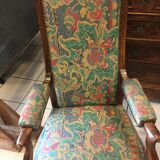 Pair of Voltaire walnut chairs