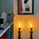 Paire de lampes en marbre 1980.