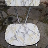 Formica table and 6 chairs