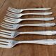 Silver plated dessert forks
