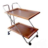 Vintage folding serving trolley from the 80s