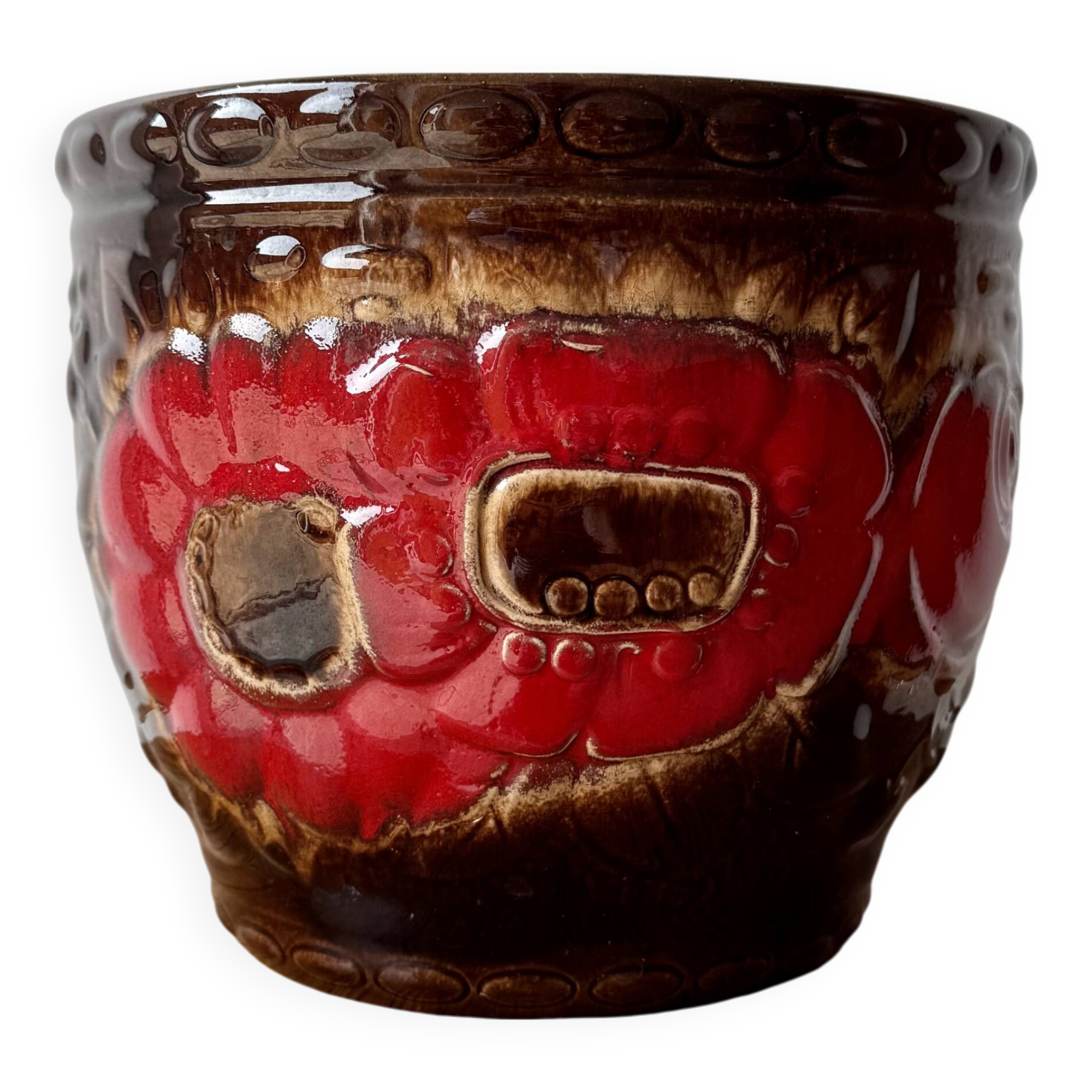 Vintage Plant Pot West German 887-22