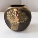 Vintage vase Art Nouveau gilded bronze
