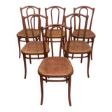 6 thonet chairs model 56 thonet