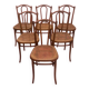 6 thonet chairs model 56 thonet