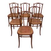 6 thonet chairs model 56 thonet