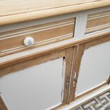 Parisian white buffet and wood Thuileries
